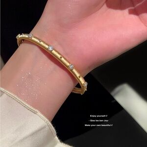 Gold Cuff Bracelet Bangle